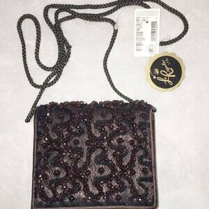 GANTOS Beaded Lace Mini Evening Bag – New with Tags